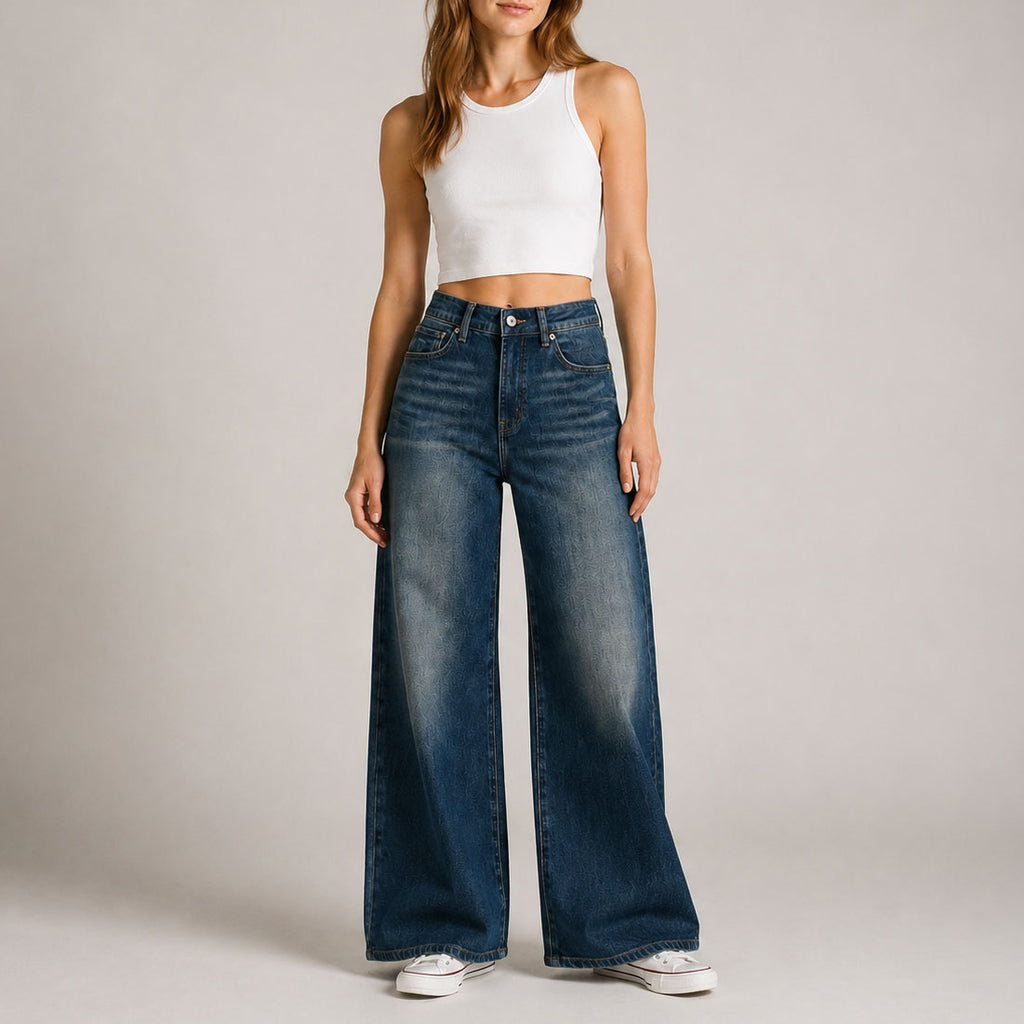 Custom Women's Straight Leg Denim Jeans