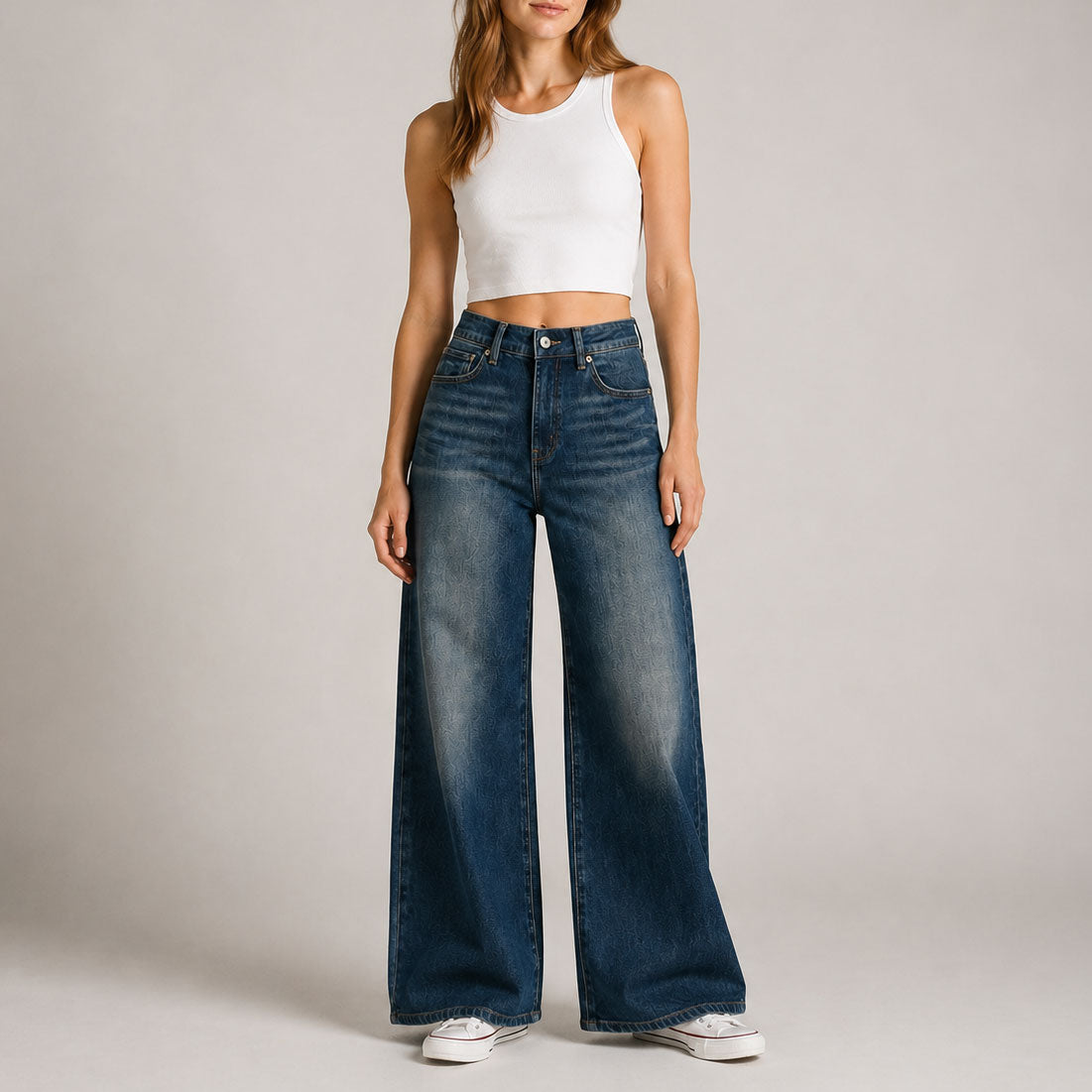 Custom Women's Straight Leg Denim Jeans