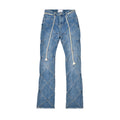 Custom Men's Blue Stacked Fit Heavyweight Jeans