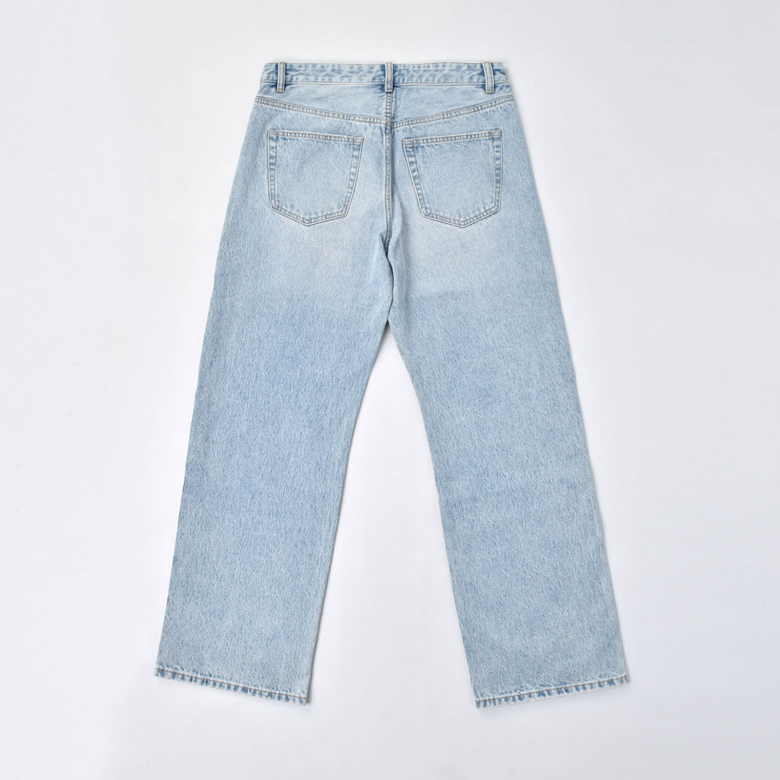 Custom Men's Plain Baggy Jeans With Your Own Logo