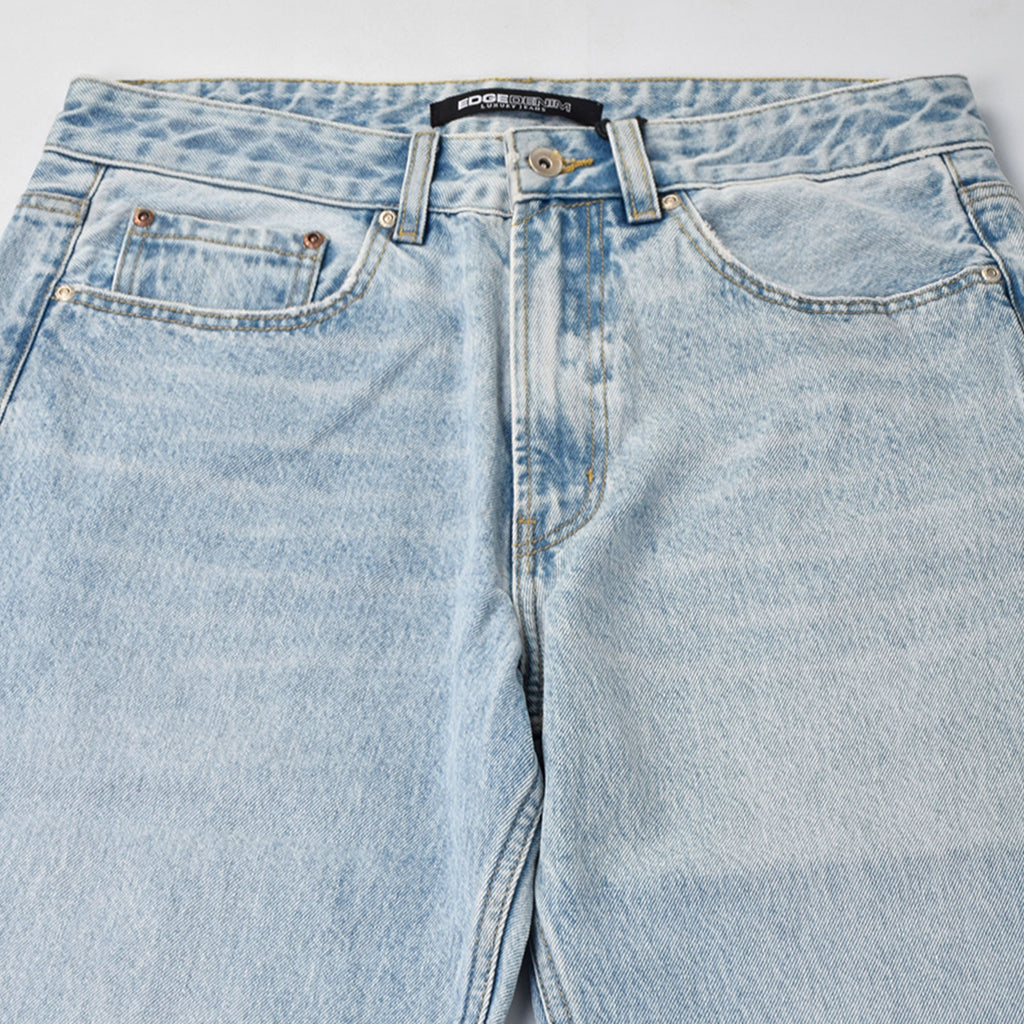 Custom Men's Plain Baggy Jeans With Your Own Logo