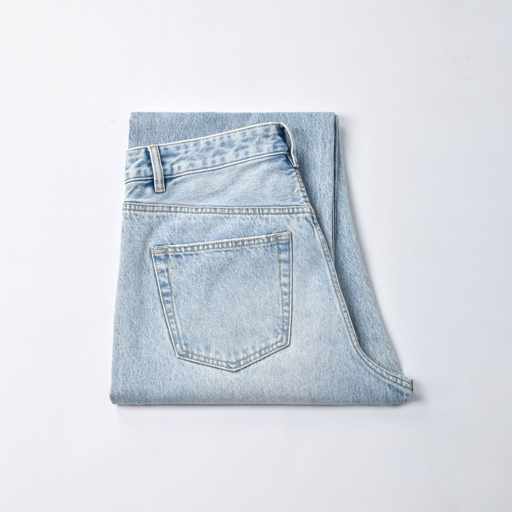 Custom Men's Plain Baggy Jeans With Your Own Logo