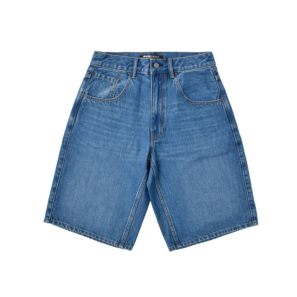 Custom Men's Plain Baggy Denim Shorts