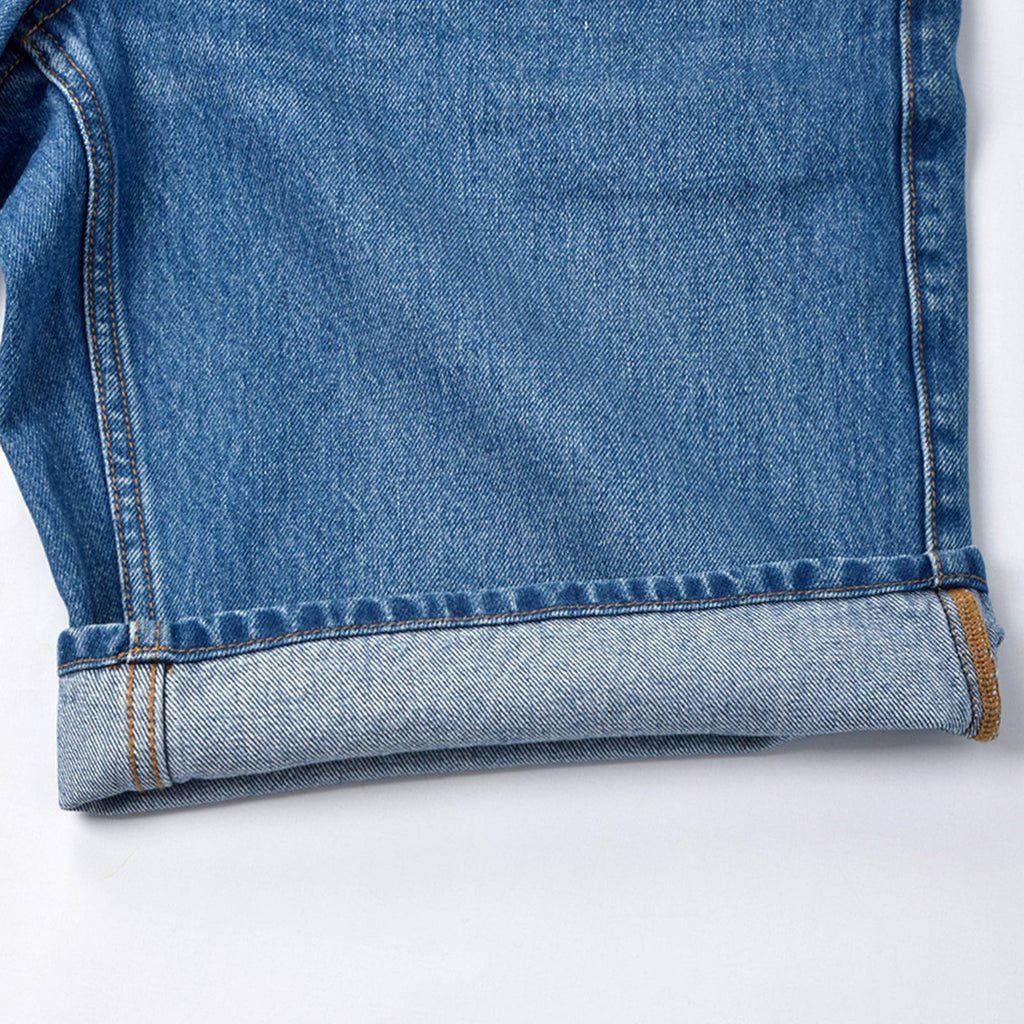 Custom Men's Plain Baggy Denim Shorts