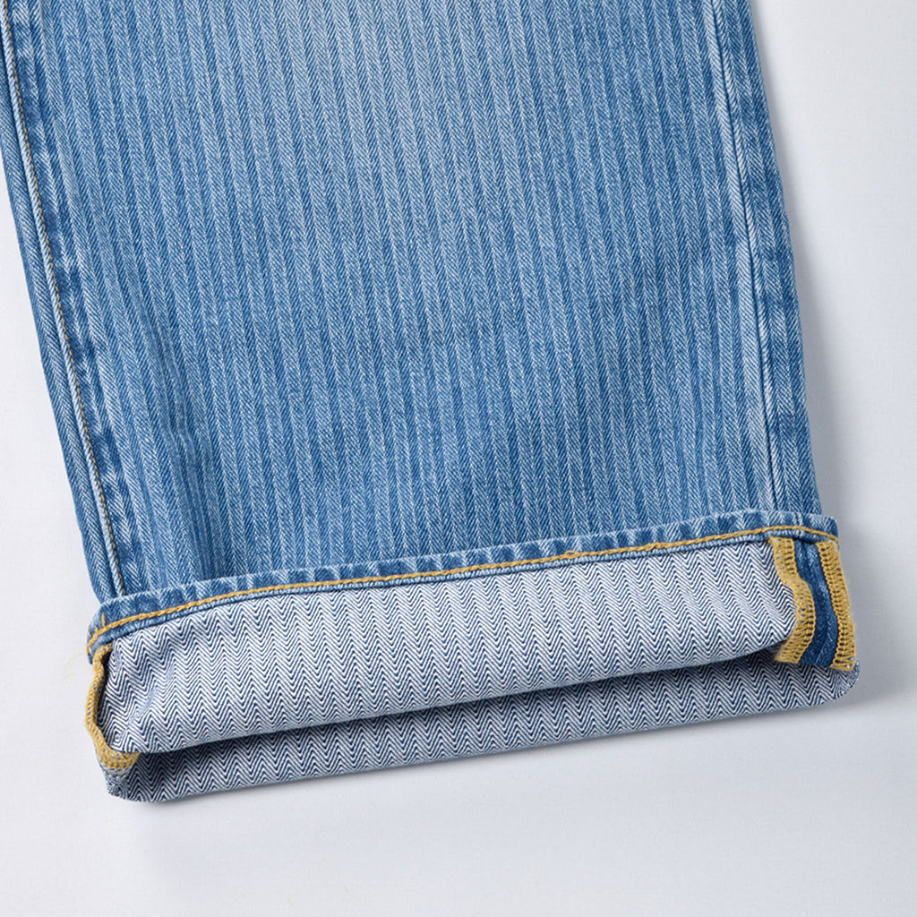 Custom Women's Stripe Straight Leg Fit Capri Jeans