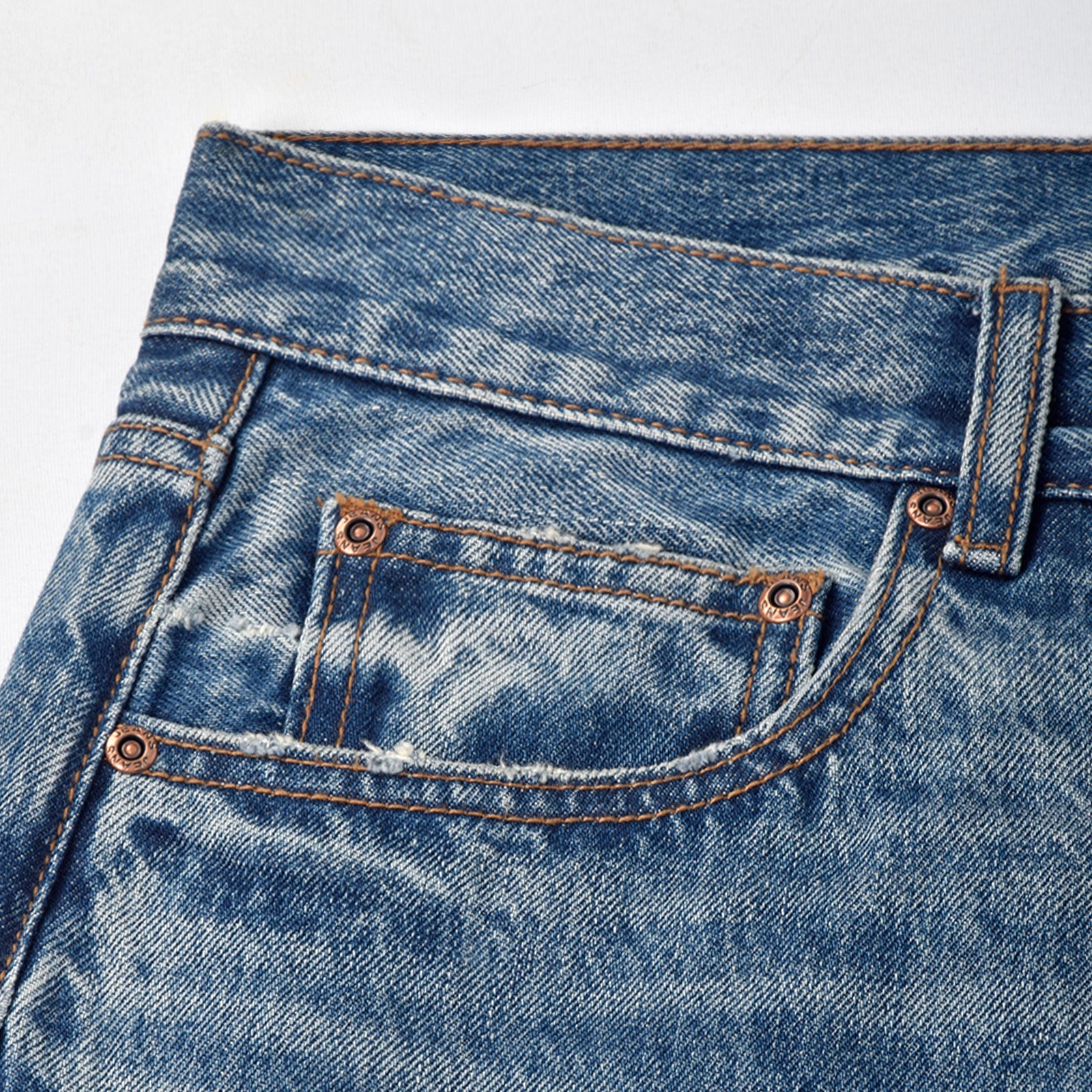Custom Men's Washed Plain Baggy Jeans With Your Own Design