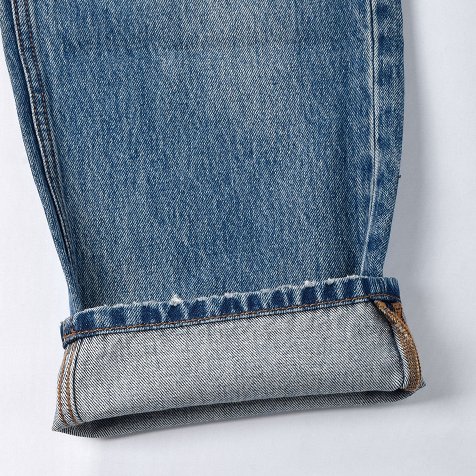 Custom Men's Washed Plain Baggy Jeans With Your Own Design