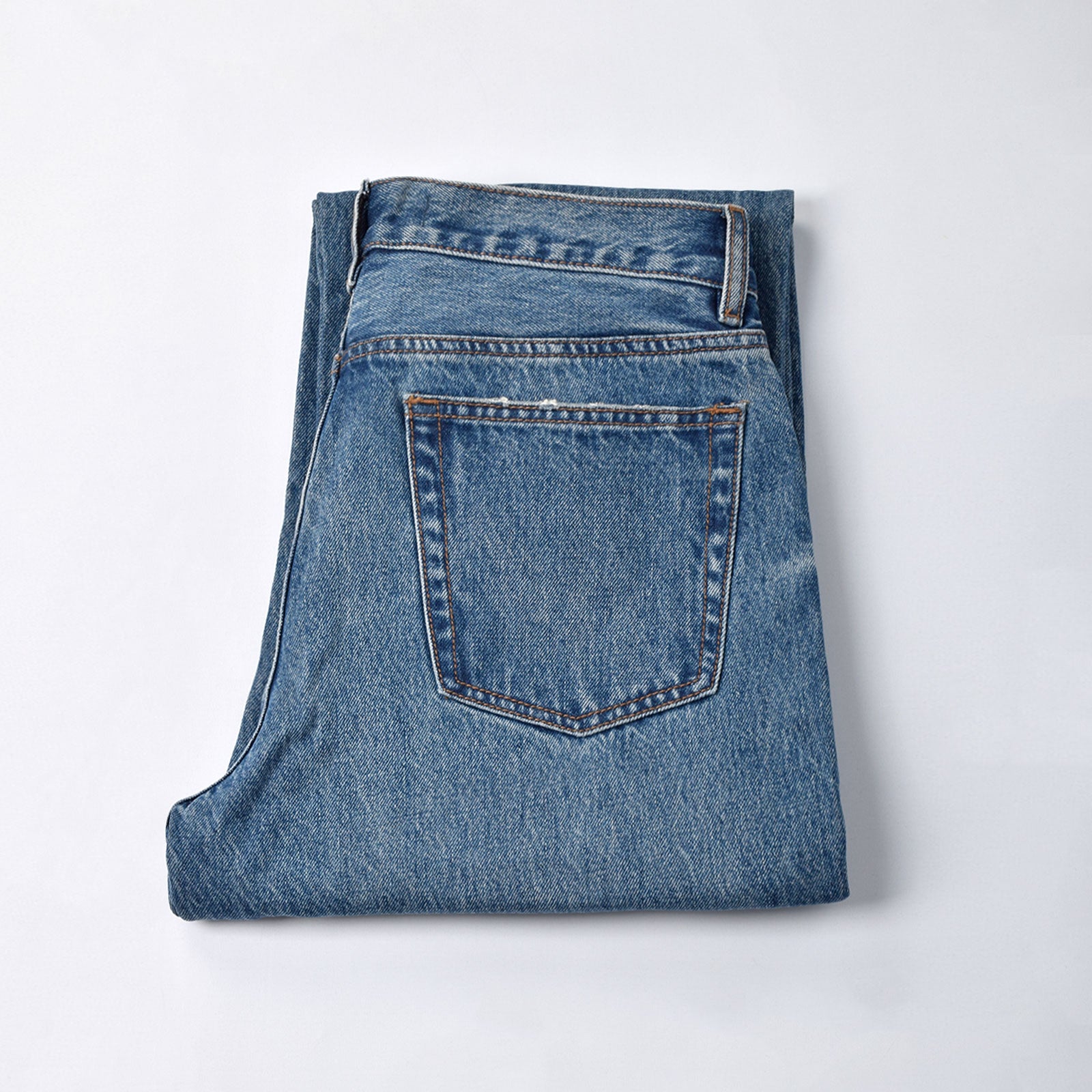 Custom Men's Washed Plain Baggy Jeans With Your Own Design