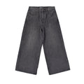 Custom Women‘s Stripe Straight Leg Fit Capri Jeans Pant