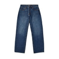 Custom Men's Plain Mid-Blue Heavyweight Denim Jeans