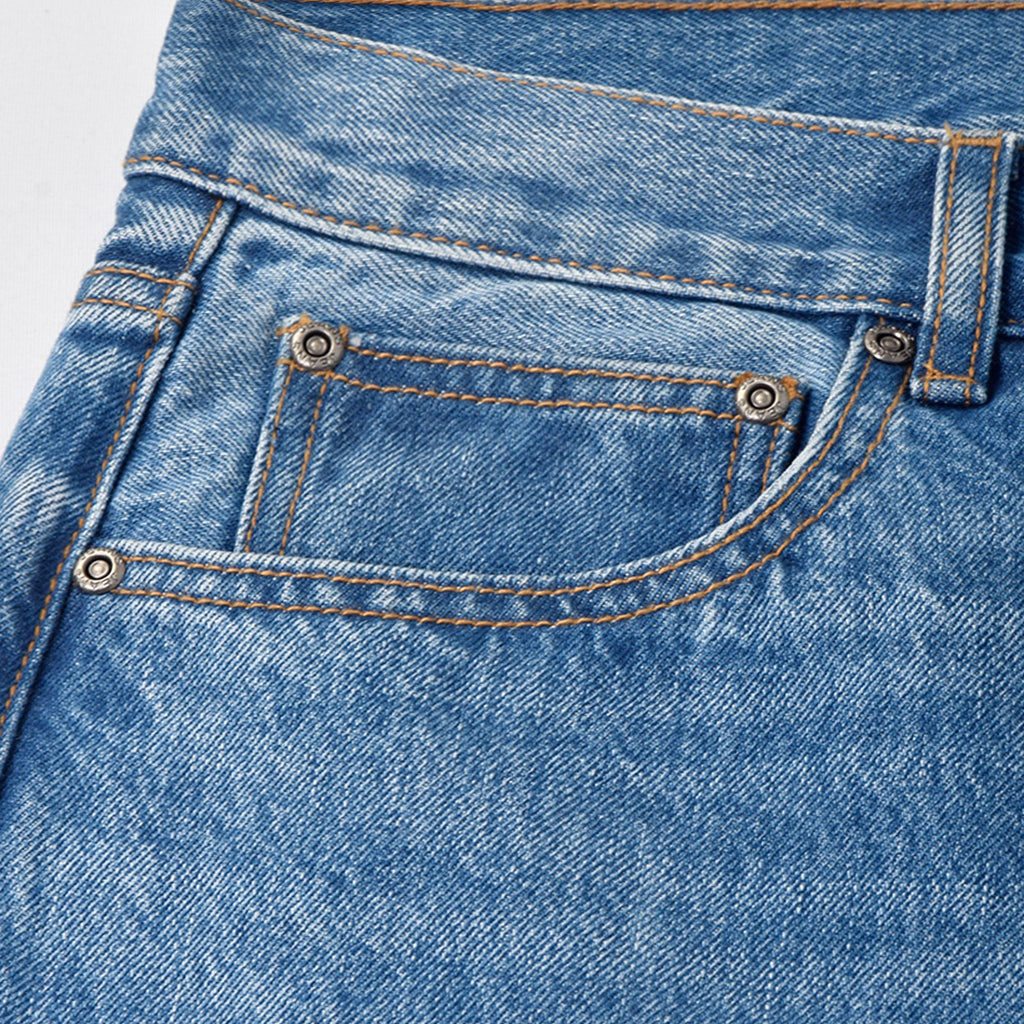 Custom Men's Heavy Weight Cotton Blue Denim Jeans