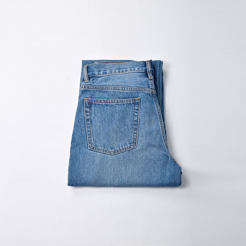 Custom Men's Heavy Weight Cotton Blue Denim Jeans