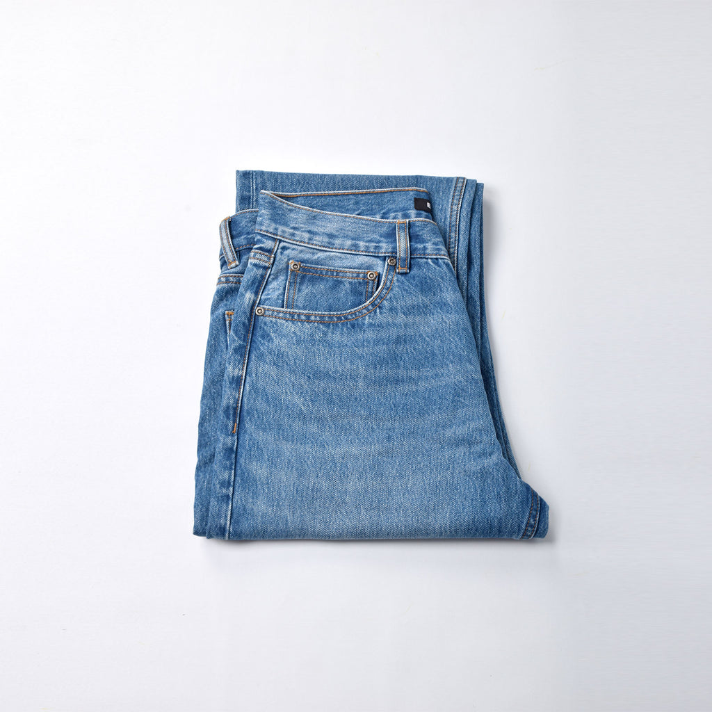 Custom Men's Heavy Weight Cotton Blue Denim Jeans