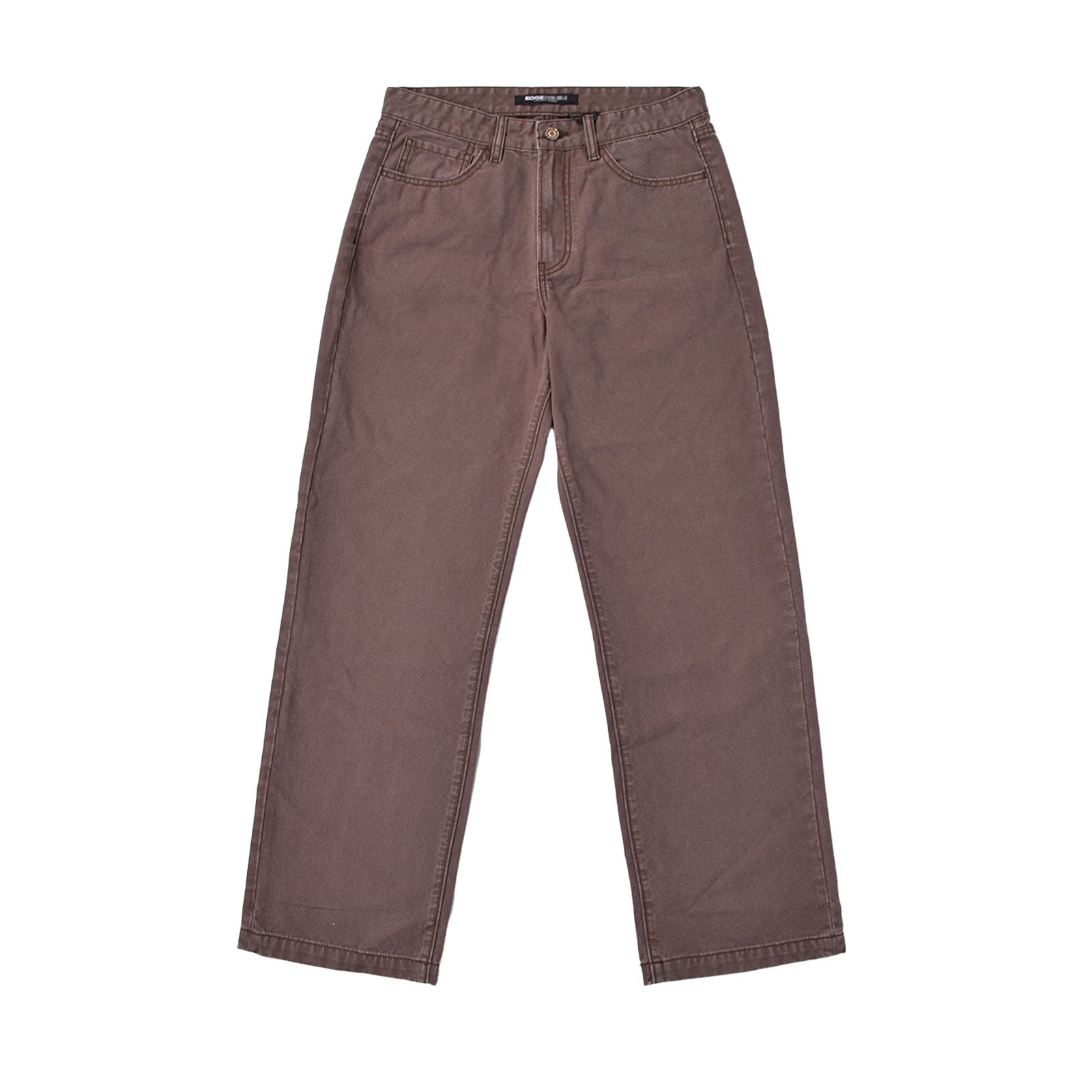 Custom Men's Brown Baggy Denim Jeans Pants