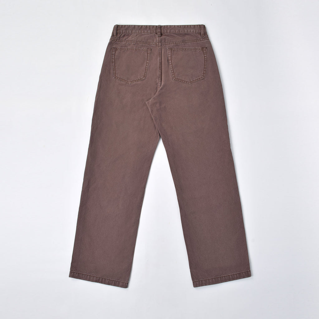 Custom Men's Brown Baggy Denim Jeans Pants