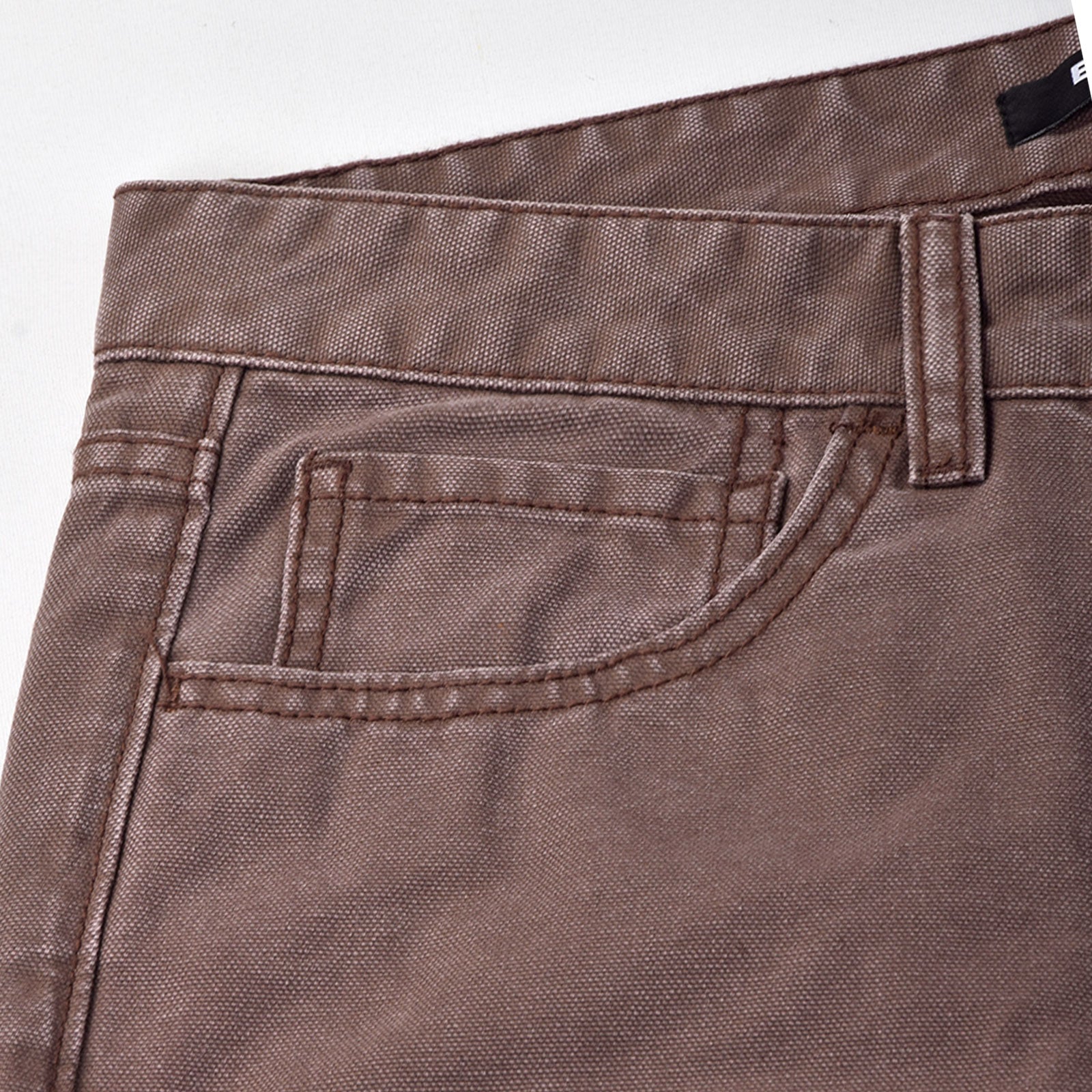 Custom Men's Brown Baggy Denim Jeans Pants