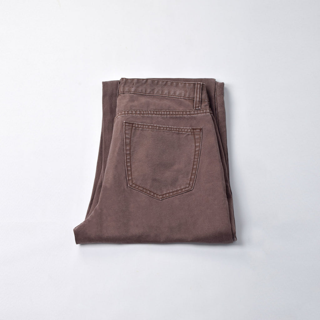 Custom Men's Brown Baggy Denim Jeans Pants