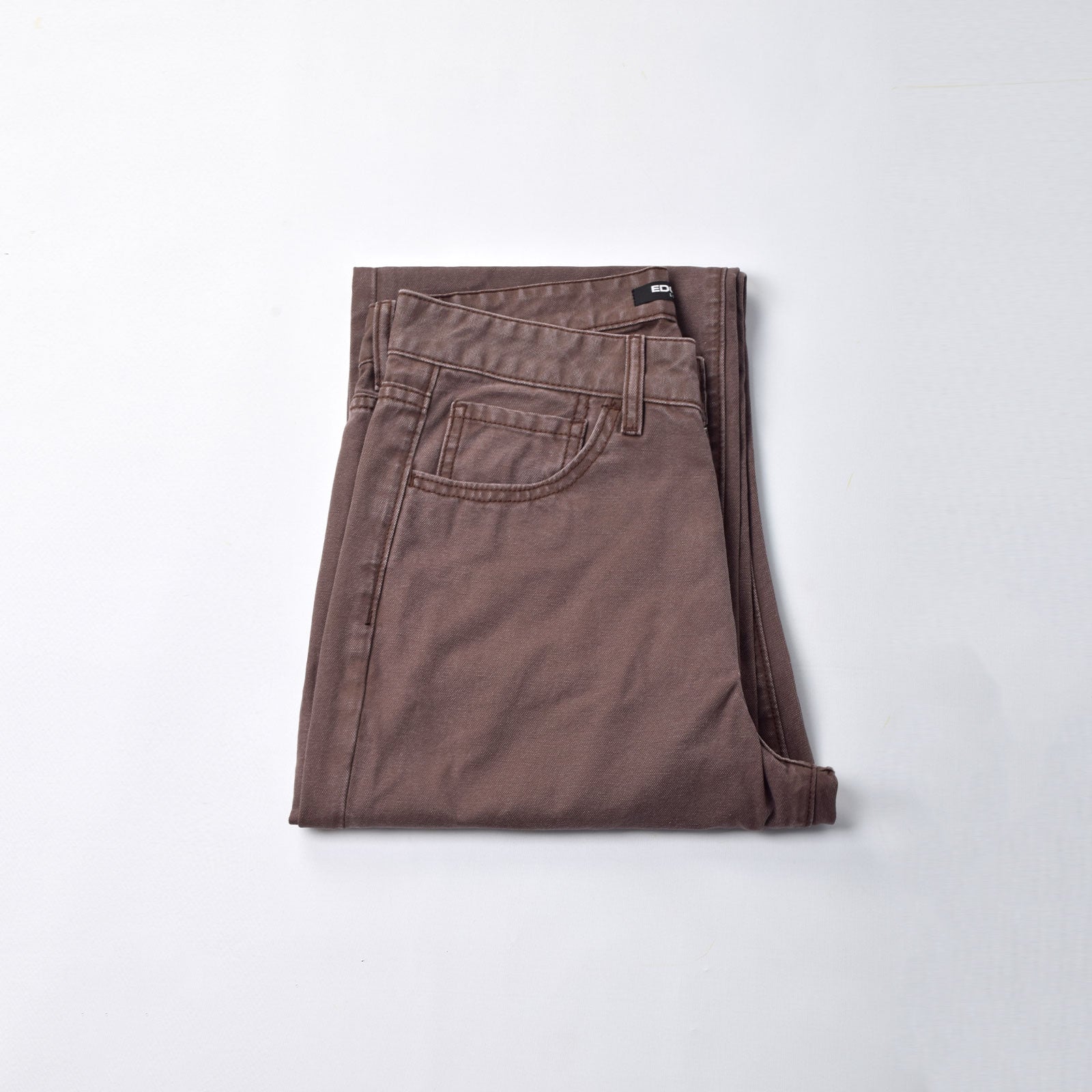 Custom Men's Brown Baggy Denim Jeans Pants