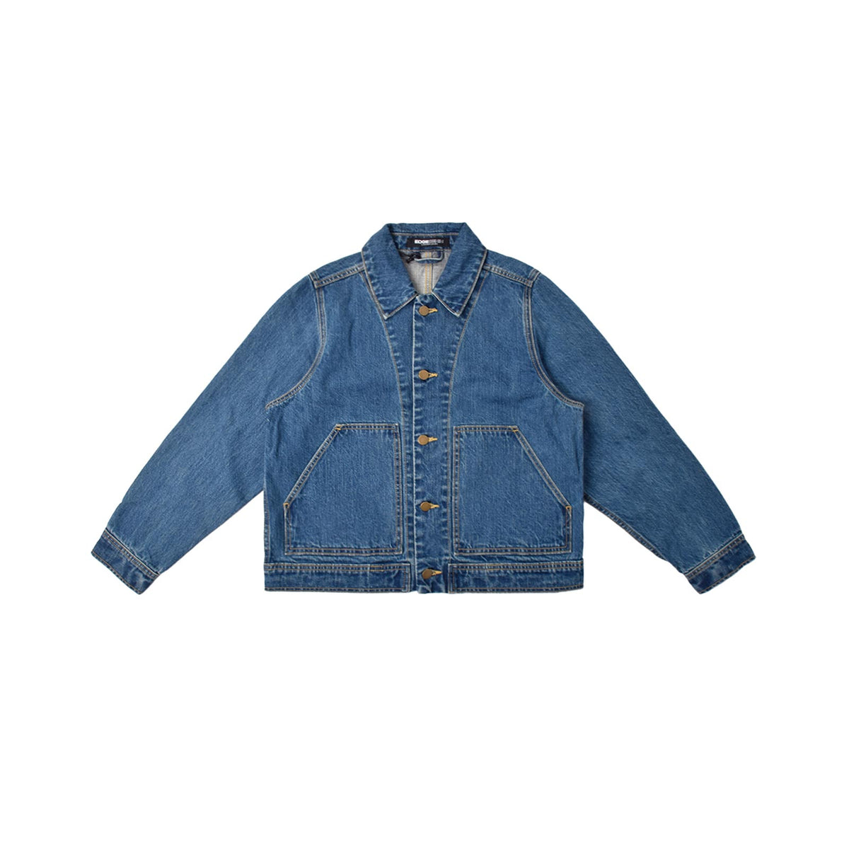 Custom Unisex Plain Denim Jeans Jacket