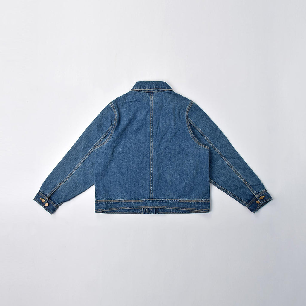 Custom Unisex Plain Denim Jeans Jacket