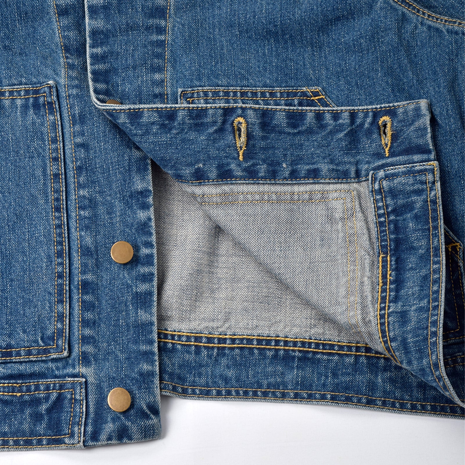 Custom Unisex Plain Denim Jeans Jacket