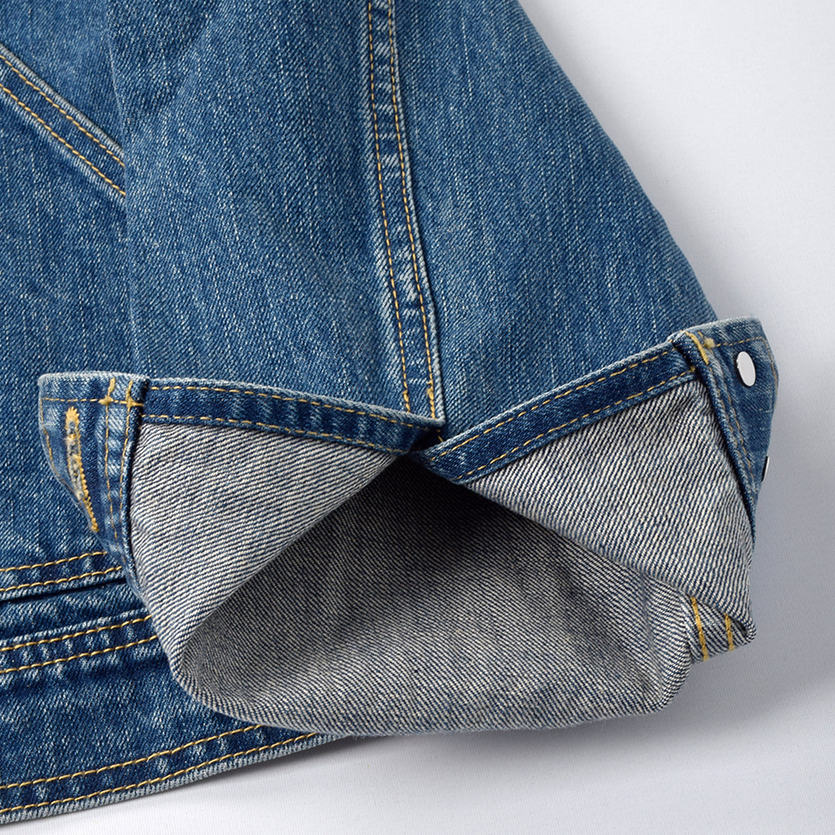Custom Unisex Plain Denim Jeans Jacket