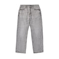 Custom Men's Grey Tapered Fit Plain Washed Jeans