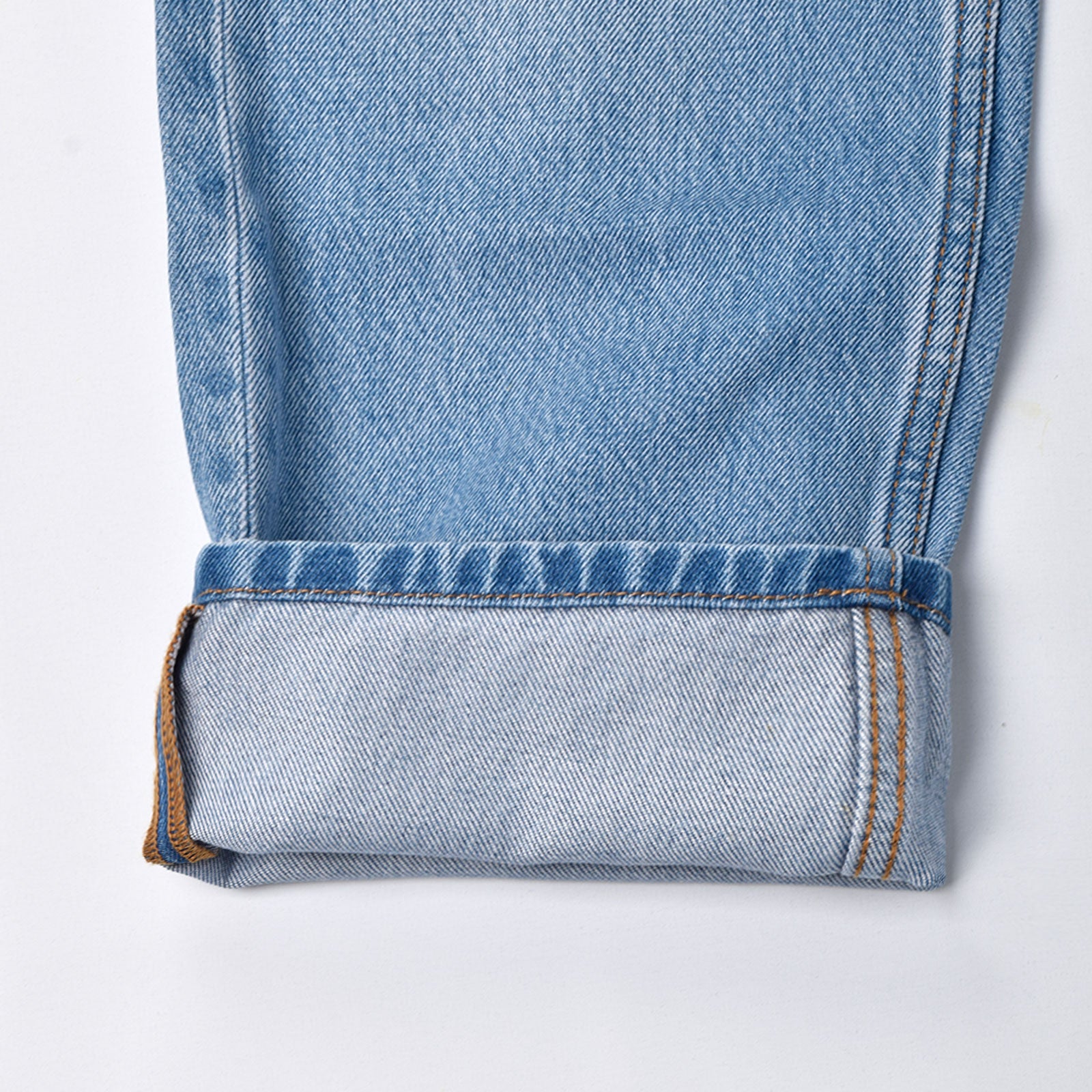 Custom Men's Plain Blue Tapered Fit Denim jeans