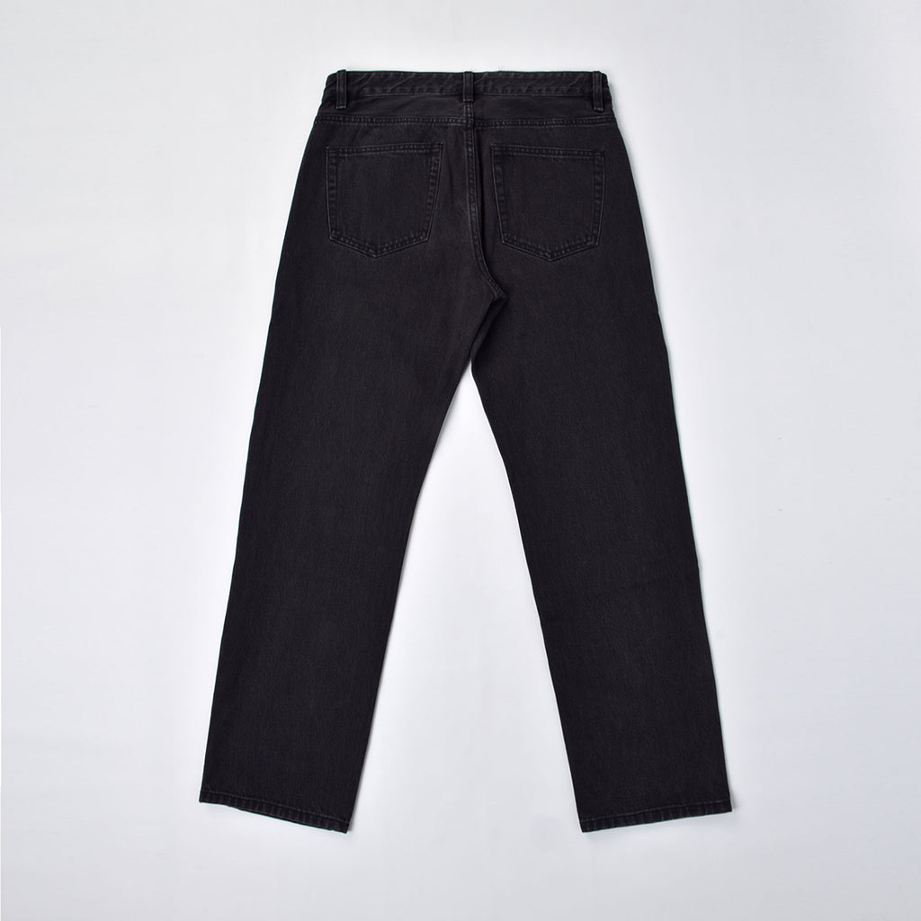 Custom Men's Black Tapered Fit Denim Jeans