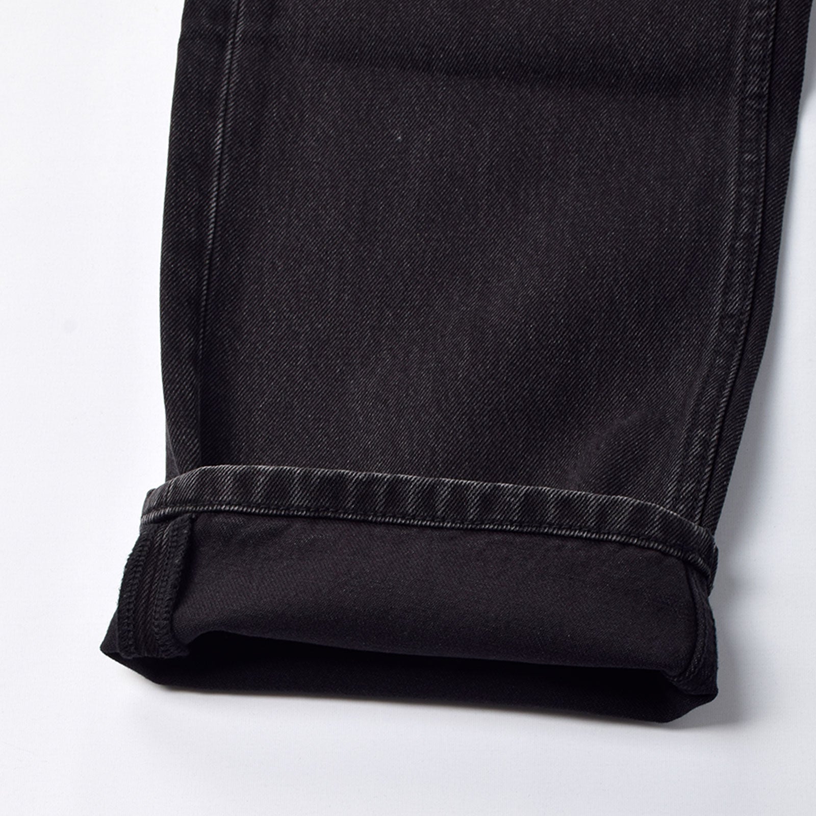 Custom Men's Black Tapered Fit Denim Jeans