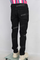 Black skinny denim jeans