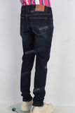 Dark blue skinny denim jeans