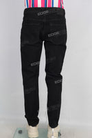 Black skinny denim jeans