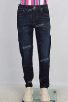 Dark blue slim fit denim jeans