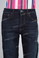 Dark blue slim fit denim jeans