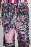 Digital print cargo baggy jeans