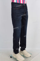 Dark blue slim fit denim jeans