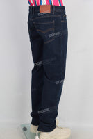 Dark blue denim jeans