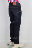 Dark blue slim fit denim jeans