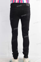 Damaged skinny denim jeans