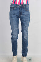 Blue skinny denim jeans