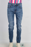 Blue skinny denim jeans