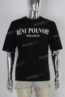 Black slim fit digital print t shirt