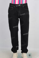 Black slim fit denim jeans