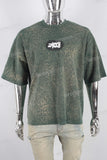 Stone acid wash boxy oversize t shirt