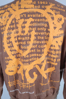 Coffee oversize digital print hoodie