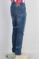 Blue skinny denim jeans