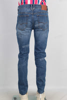 Blue skinny denim jeans