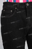 Black slim fit denim jeans