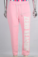 Pink leggings patchwork pants